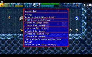 Spelunking in Shiren Mystery Dungeon